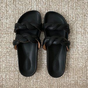 Madewell Black Braided Sandals
